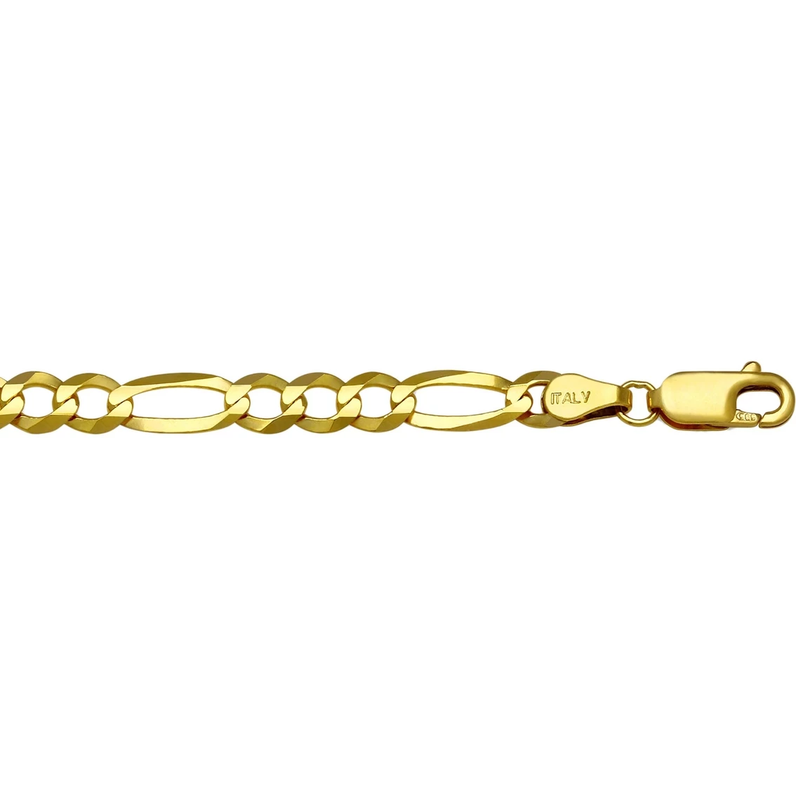 Top 10 π Other Brands 14K Yellow Gold 5mm Solid Figaro Bracelet π 1 Top 10 π Other Brands 14K Yellow Gold 5mm Solid Figaro Bracelet π