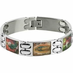 Outlet π― Other Brands Stainless Steel Religious Multi Color Image 8.25 In. Bracelet π
