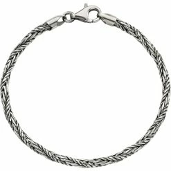 Top 10 ⭐ Other Brands Sterling Silver Antiqued Polished Rope Bracelet 🔔