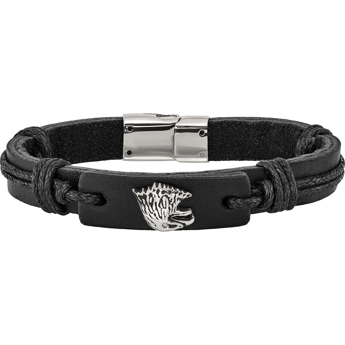 Cheap π Chisel Stainless Steel Polished Antiqued Eagle Head Black Leather Bracelet β€οΈ 1 Cheap π Chisel Stainless Steel Polished Antiqued Eagle Head Black Leather Bracelet β€οΈ