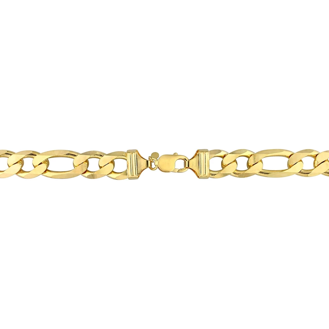Best Sale π Sofia B. 18K Gold Plated Sterling Silver 14.5mm Figaro Chain Bracelet π 2 Best Sale π Sofia B. 18K Gold Plated Sterling Silver 14.5mm Figaro Chain Bracelet π - Image 2