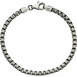 Discount 🎉 Other Brands Sterling Silver Antiqued Brushed Box Bracelet 🔥