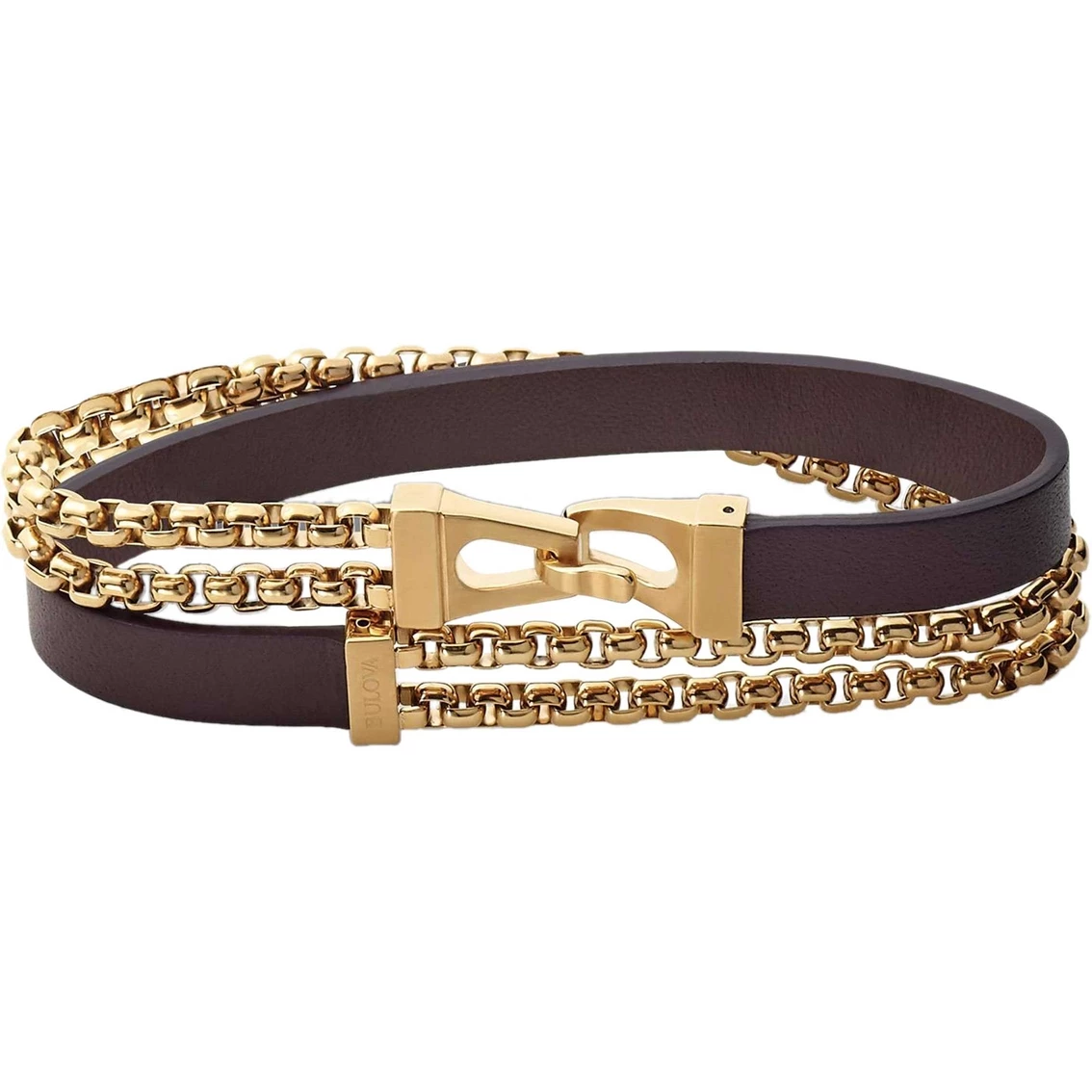 Coupon 𧨠Bulova Classic Gold-Tone Chain And Brown Leather Double Wrap Bracelet π― 1 Coupon 𧨠Bulova Classic Gold-Tone Chain And Brown Leather Double Wrap Bracelet π―