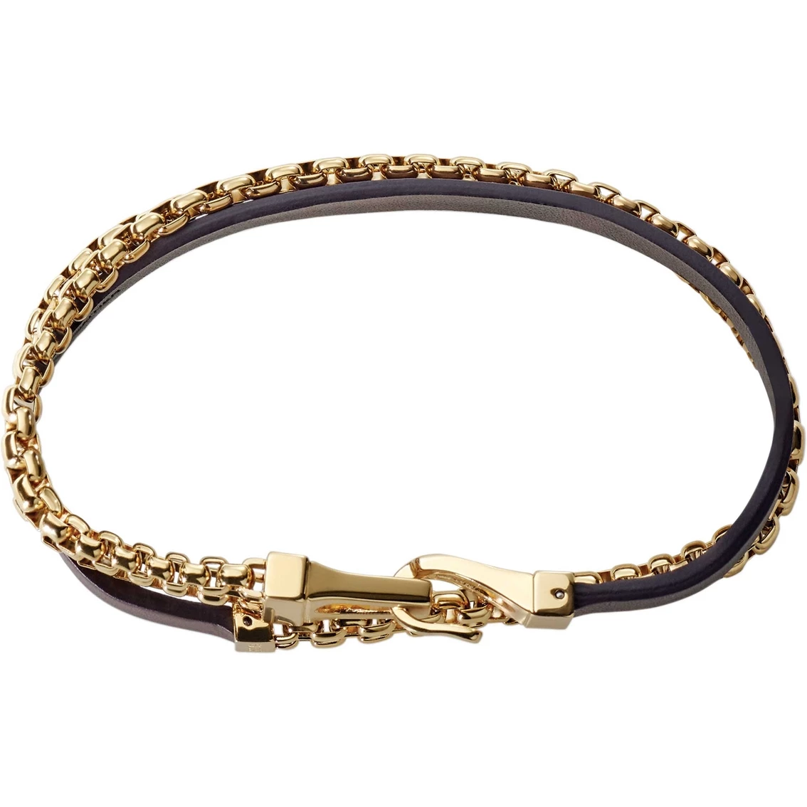 Coupon 𧨠Bulova Classic Gold-Tone Chain And Brown Leather Double Wrap Bracelet π― 2 Coupon 𧨠Bulova Classic Gold-Tone Chain And Brown Leather Double Wrap Bracelet π― - Image 2
