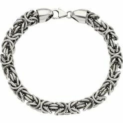 Top 10 🔔 Other Brands Sterling Silver Polished And Antiqued Byzantine Bracelet 😀