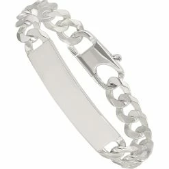 Brand new 🎉 Other Brands Sterling Silver Curb Link ID Bracelet 🥰