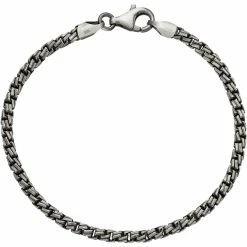 New 👏 Other Brands Sterling Silver Antiqued Brushed Bracelet 🌟
