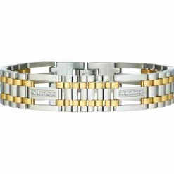 Best deal 😀 Other Brands Stainless Steel Cubic Zirconia Bracelet 🛒