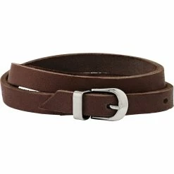 Cheapest ✨ Chisel Men's Stainless Steel Brown Leather Wrap Bracelet 🎉