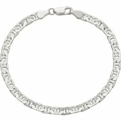 Hot Sale 😉 Other Brands Sterling Silver 4.5mm Flat Anchor Chain Bracelet 🎁