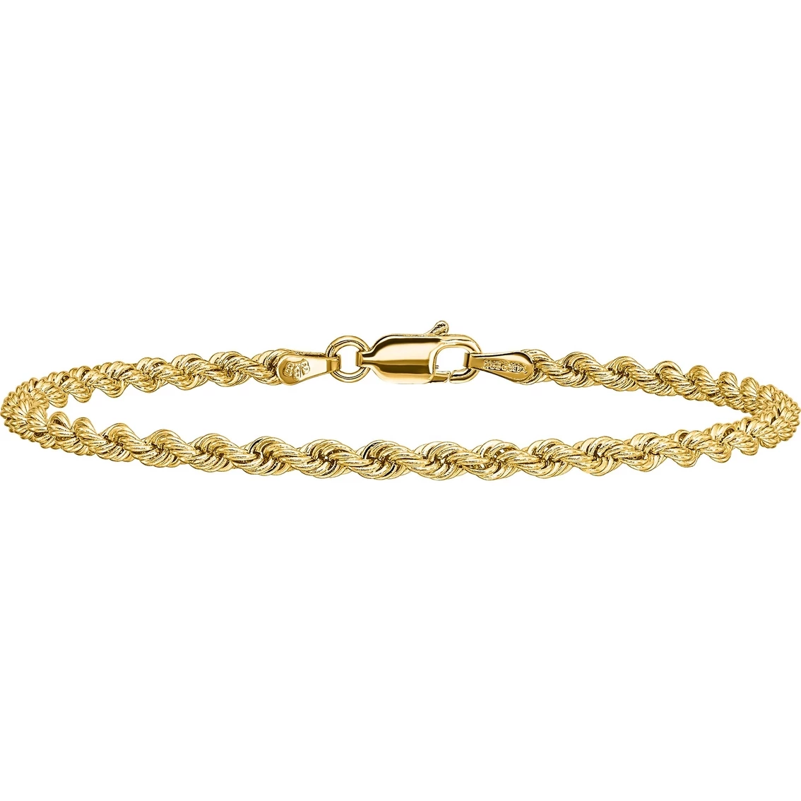 New β¨ Other Brands 14K Yellow Gold 2.75mm Regular Rope Chain Bracelet π 1 New β¨ Other Brands 14K Yellow Gold 2.75mm Regular Rope Chain Bracelet π