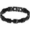 Discount 🔔 Other Brands Stainless Steel Black IP Plated Bracelet 😀