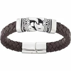 Cheap 🎉 Focus For Men By LL Cool J Focus For Men Stainless Steel Tribal Bracelet 🎉