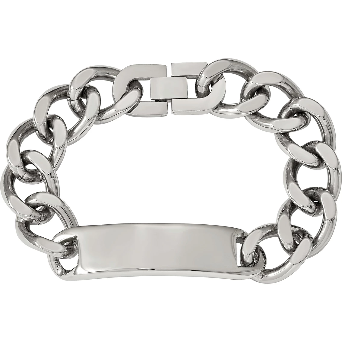 Promo βοΈ Chisel Men's Stainless Steel Polished ID Bracelet π― 1 Promo βοΈ Chisel Men's Stainless Steel Polished ID Bracelet π―