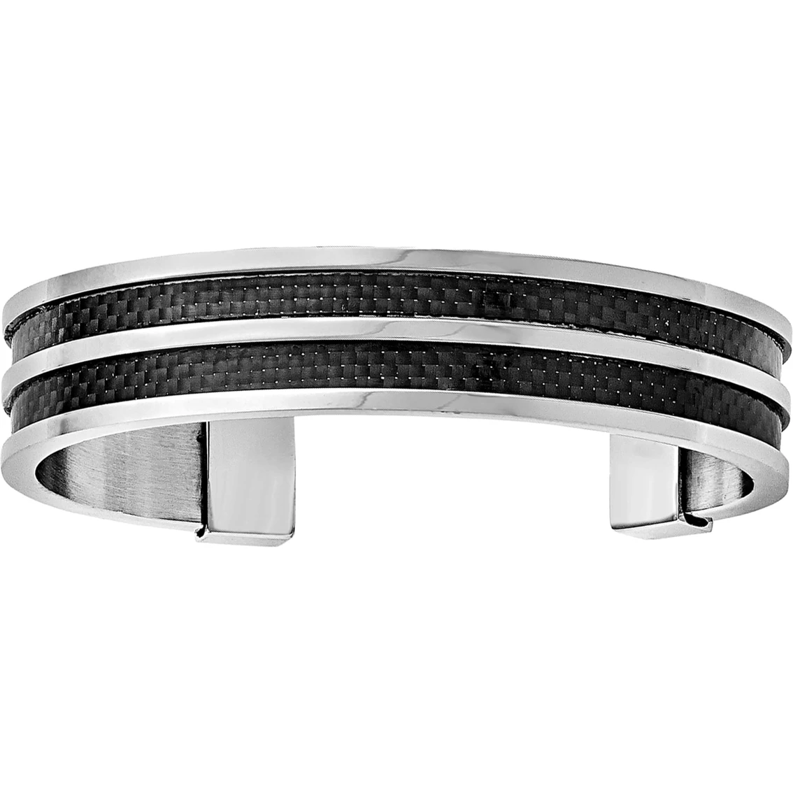 Wholesale π Other Brands Stainless Steel Polished Black Carbon Fiber Inlay Cuff Bangle Bracelet π 1 Wholesale π Other Brands Stainless Steel Polished Black Carbon Fiber Inlay Cuff Bangle Bracelet π