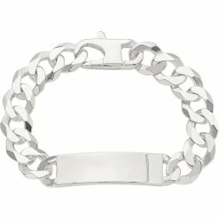 Coupon ✨ Other Brands Sterling Silver Curb Link ID Bracelet 😀