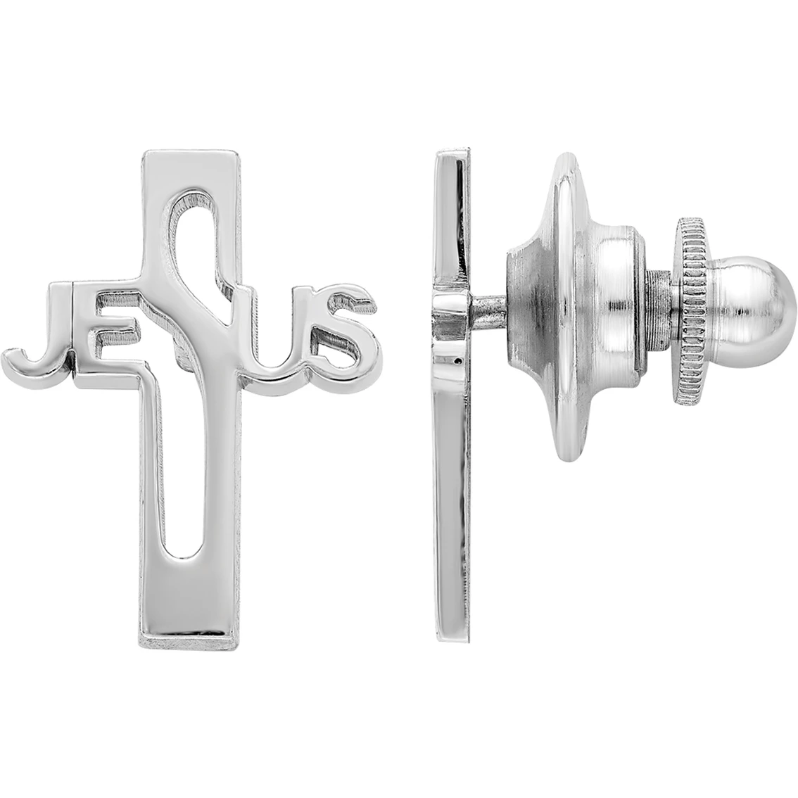 Best deal π Other Brands Sterling Silver Rhodium Plated Jesus Cross Tie Tac π€© 1 Best deal π Other Brands Sterling Silver Rhodium Plated Jesus Cross Tie Tac π€©