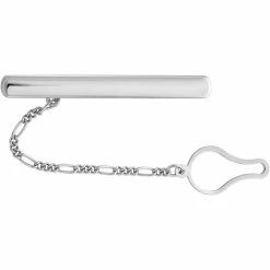 Buy 😍 Other Brands Sterling Silver And Rhodium Plated Tie Clip ✔️