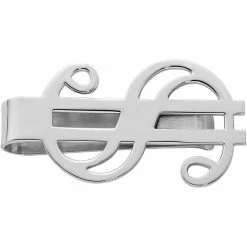 Wholesale 😉 Other Brands Sterling Silver Rhodium-Plated Dollar Sign Money Clip ✔️