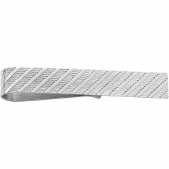Promo ⭐ Other Brands Rhodium Over Sterling Silver Tie Bar ⭐
