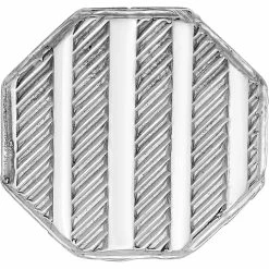 Budget 🥰 Other Brands Sterling Silver Rhodium Plated Tie Tac 🧨