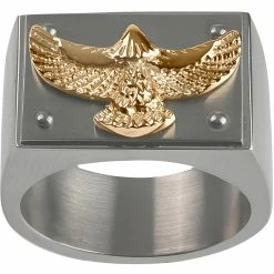Top 10 🔥 Other Brands Gold Over Stainless Steel Eagle Ring 😀