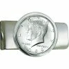 Promo 😀 Other Brands Silvertone JFK Half Dollar Money Clip 👏