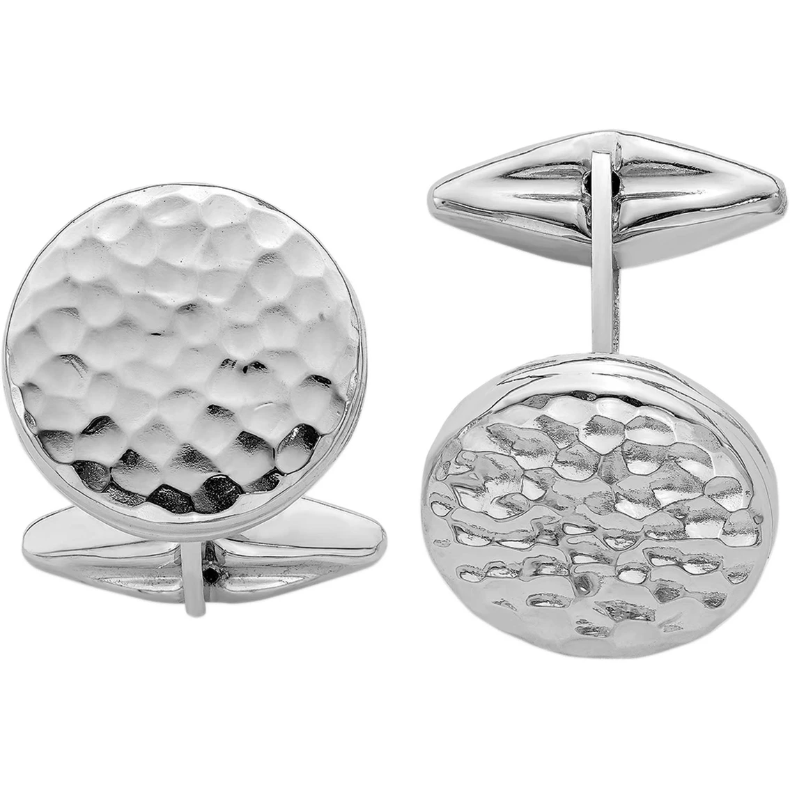 Hot Sale π Other Brands Sterling Silver Rhodium Plated Polished And π¨ Hammered Round Cuff Link π 1 Hot Sale π Other Brands Sterling Silver Rhodium Plated Polished And π¨ Hammered Round Cuff Link π