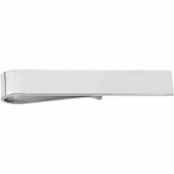 Outlet ✨ Other Brands Rhodium Over Sterling Silver Tie Bar 👏