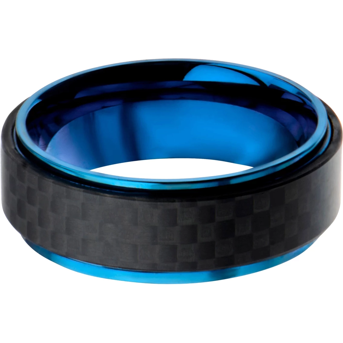 Best Sale β Other Brands Carbon Fiber Blue Ion Plated Ring 𧨠1 Best Sale β Other Brands Carbon Fiber Blue Ion Plated Ring π§¨