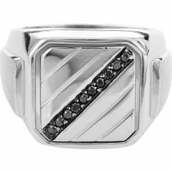 Best Pirce ✨ Other Brands Stainless Steel Black IP And Cubic Zirconia Eagle Reversible Ring Size 10 🔔 -Men‘s Jewelry Shop unnamed file 215