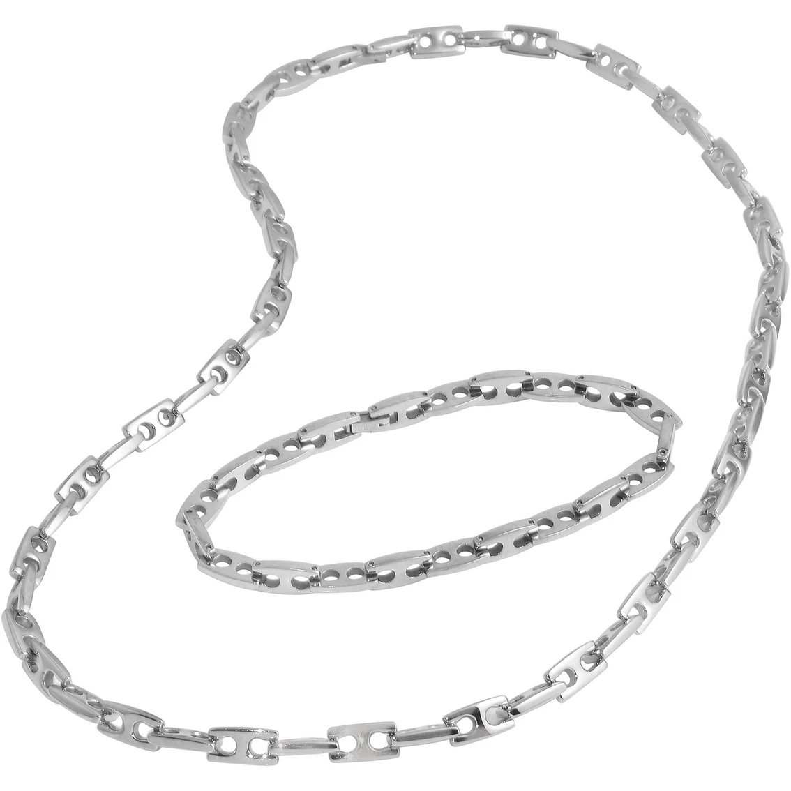 Cheapest ⭐ Gold LLC Stainless Steel Necklace & Bracelet Set 🥰 1 Cheapest ⭐ Gold LLC Stainless Steel Necklace & Bracelet Set 🥰