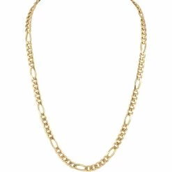 Cheapest ✔️ Esquire Jewelry 6.50mm Figaro Chain Necklace 22 In. 🎁