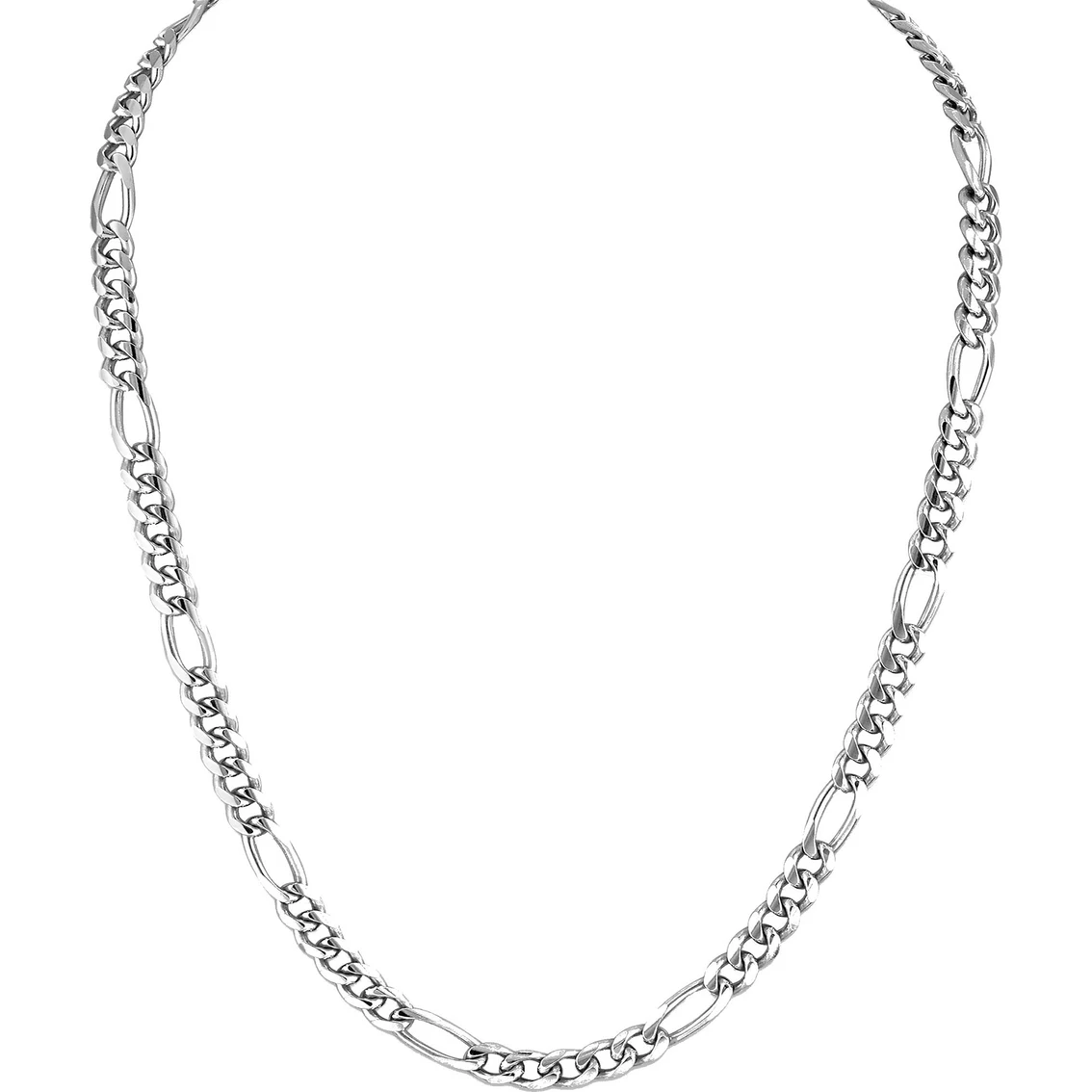 Deals 🔥 Esquire Men's Jewelry Sterling Silver 6.50mm Figaro Chain Necklace ❤️ 1 Deals 🔥 Esquire Men's Jewelry Sterling Silver 6.50mm Figaro Chain Necklace ❤️