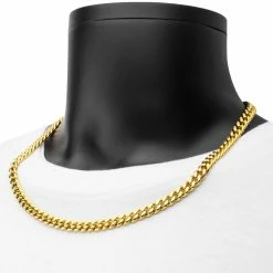 Best reviews of ✨ Inox18K Goldtone Miami Cuban Chain Necklace With Cubic Zirconia ⌛ -Men‘s Jewelry Shop unnamed file 315