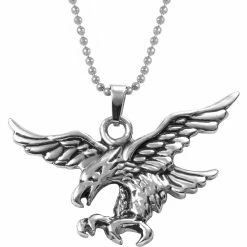 Cheap 🎁 Other Brands Stainless Steel Eagle Pendant 🔔