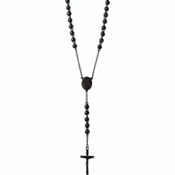 Brand new ✨ Other Brands Stainless Steel And Black Ion Plated Rosary 🌟
