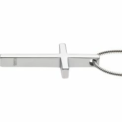 Hot Sale 🌟 INOX Tungsten Carbide Cross Pendant With Steel Snake Chain 🌟 -Men‘s Jewelry Shop unnamed file 355