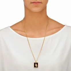 New 🎁 PalmBeach Jewelry Men's Genuine Black Onyx Praying Hands Two-Piece Ring And Necklace Set Gold-Plated 22" 👍 -Men‘s Jewelry Shop unnamed file 380