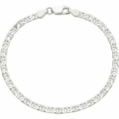 Best Pirce 🧨 Other Brands Sterling Silver 3.75mm Flat Anchor Chain 👏