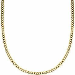 Promo 🎉 Other Brands 14K 3.15mm Solid Curb Chain Necklace 🔔