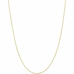 Best reviews of ⭐ Other Brands 14K Yellow Gold 1.10mm Singapore Chain Necklace 😀