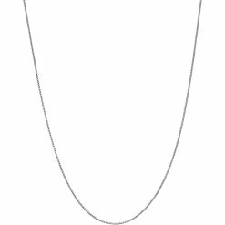 Flash Sale 🧨 Other Brands 14K White Gold 1mm Box Chain 🤩