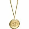 Hot Sale 🧨 Other Brands 14K Yellow Gold Filled Solid Compass Saint Christopher Medal Pendant 24 In. 🔔