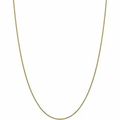 Cheapest 🎁 Other Brands 14K Yellow Gold 1.5mm Hollow Round Box Chain ✔️