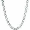 Discount 😍 Other Brands Sterling Silver 200 Gauge Curb Chain Necklace 22 In. ✔️