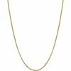 Promo 🛒 Other Brands 14K Yellow Gold 2.45mm Hollow Round Box Chain 🎁