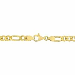 Wholesale 😀 Sofia B. 18K Gold Over Sterling Silver 5.5mm Figaro Chain Necklace ✨ -Men‘s Jewelry Shop unnamed file 455