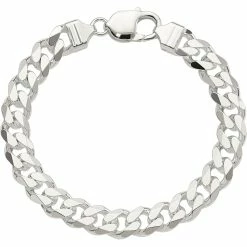 Best Pirce 🔥 Other Brands Sterling Silver 9mm Curb Chain 🧨