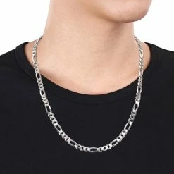 Deals 🔔 Sofia B. Sterling Silver 5.5mm Figaro Chain Necklace 🥰 -Men‘s Jewelry Shop unnamed file 469